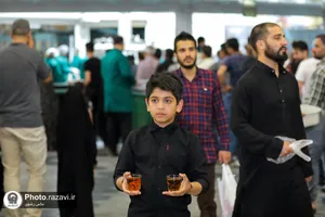 حضور خدمتگذاران کانون فرهنگی حضرت جوادالائمه(علیه&zwnj;السلام) در چایخانه حضرت