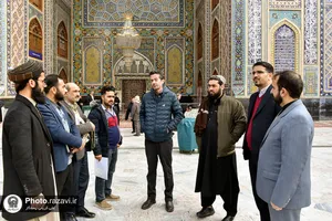 بازدید مسئولین اداره میراث فرهنگی و گردشگری هرات افغانستان از حرم مطهر رضوی