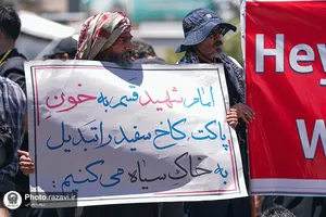تشییع پیکر رهبر شهید انقلاب در مشهد مقدس-4