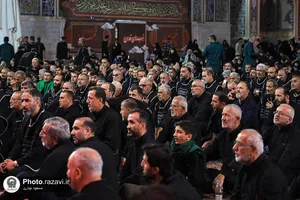 عزاداری سنتی شب چهارم محرم در &laquo;حسینیه حرم&raquo;