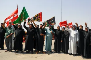 حضور کاروان سفیران امام رئوف علیه‌السلام در جمع موکب‌داران شهر نعمانیه