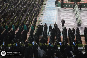 آئین خطبه&zwnj;خوانی شب عاشورا در حرم مطهر رضوی-2
