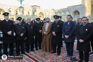 آیین خطبه هشتمین سالگرد ارتحال آیت الله واعظ طبسی در حرم مطهر رضوی