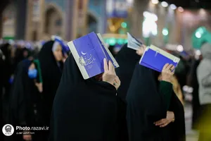 مراسم احیا شب نوزدهم ماه مبارک رمضان در حرم مطهر رضوی - 3