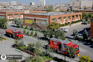 مانور ترکیبی امداد و نجات در زائرسرای رضوی