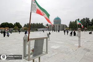حضور تولیت آستان قدس رضوی در گلزار شهدای خواجه&zwnj;ربیع