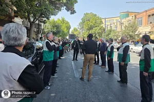 عزاداری خادمیاران رضوی ارومیه در شهادت امام رضا علیه&zwnj;السلام