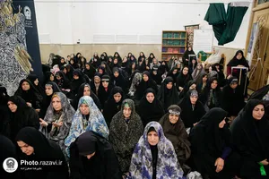 عزاداری هیئت&zwnj;های استان گلستان در حرم مطهر رضوی