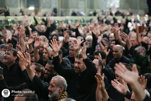 عزاداری روز شهادت امام رضا علیه&zwnj;السلام در رواق امام خمینی(ره)