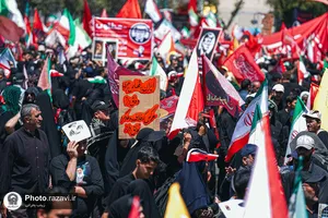تشییع پیکر رهبر شهید انقلاب در مشهد مقدس-4
