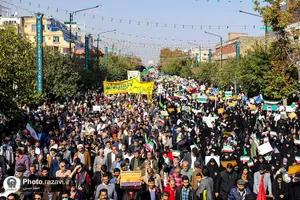 راهپیمایی روز 13 آبان در مشهد مقدس