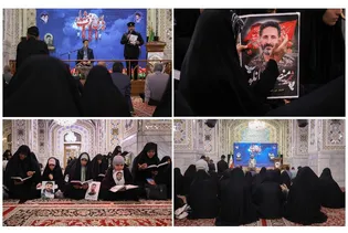 میزبانی حرم رضوی ازخانواده‌های شهدای رمضان