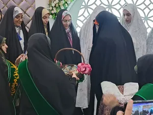 مراسم ازدواج ۸ زوج بابلی رنگ و بوی رضوی گرفت