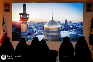  بازدید خواهران خدمه حرم مطهر رضوی از بخش&zwnj;های مختلف حرم امام رضا علیه&zwnj;السلام 