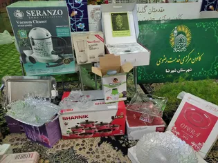 اهدای جهیزیه‌هایی به ارزش ۳۰۰ میلیون ریال توسط خادم‌یاران و خیرین شهرضا به دو نوعروس