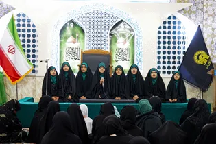 عزاداری بانوان اردو زبان در حرم مطهر رضوی
