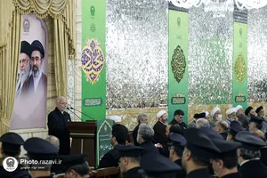 آیین اعطای احکام خدمه حرم مطهر رضوی