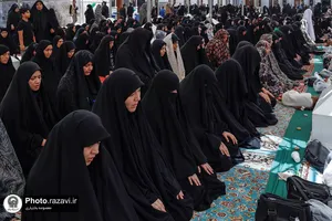 عزاداری تاسوعای حسینی در حرم مطهر رضوی-1