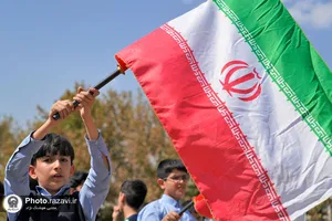 اجتماع دانش آموزان مدارس پسرانه امام رضا علیه&zwnj;السلام در حمایت از عملیات وعده صادق ۲