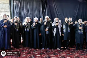 تشرف کاروان سفیران امام رئوف به حرم امامزاده سید محمد