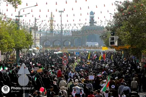 راهپیمایی روز 13 آبان در مشهد مقدس
