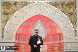 چهارپایه&zwnj;خوانی روز شهادت امیرالمؤمنین علیه&zwnj;السلام در حرم مطهر رضوی