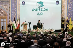 گرامیداشت سید مقاومت در حرم مطهر رضوی