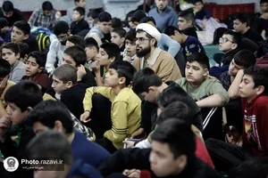 اعتکاف دانش آموزی در مساجد مشهد