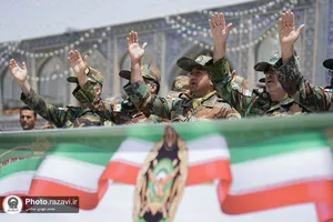 آیین سلام کارکنان ارتش در دهه کرامت