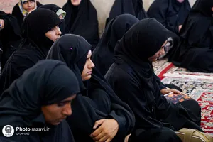 عزاداری بانوان اردو زبان در حرم مطهر رضوی