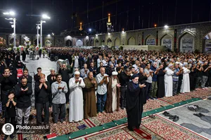 عزاداری شام اربعین حسینی ویژه زائران عرب&zwnj;زبان حرم مطهر رضوی