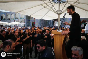 عزاداری روز اربعین حسینی در حرم مطهر رضوی