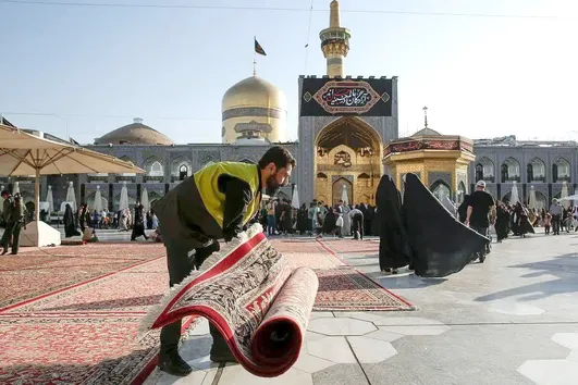 ثبت‌نام ۹۷ هزار نفر در طرح «نذر خدمت در بهشت» حرم مطهر رضوی