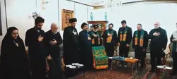 تجدید بیعت خادمان امام رضا (ع) با خانواده شهدا در اردبیل