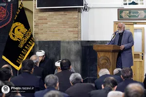 مراسم عزاداری روز شهادت امام صادق(علیه&zwnj;السلام) در حرم مطهر رضوی