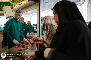 تشرف تیم ملی فوتبال نوجوانان به حرم مطهر رضوی