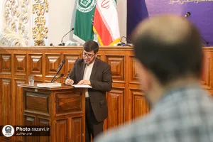 نشست صمیمی دانشجویان دانشگاه علوم اسلامی رضوی با رییس سازمان علمی و فرهنگی آستان قدس رضوی