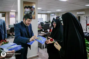 حضور رئیس سازمان علمی و فرهنگی آستان قدس رضوی در دفتر رسانه&zwnj;های استان خراسان رضوی