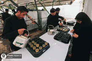 موکب بسیج آستان قدس رضوی در دهه اول محرم