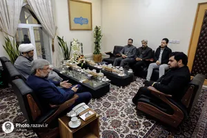 دیدار مدیرکل انتقال خون خراسان رضوی با مدیر عالی حرم مطهر رضوی