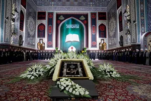 آیین خطبه خوانی شب شهادت امام رضا علیه السلام در حرم مطهر رضوی -2