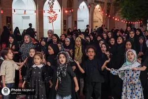 مراسم شام غریبان در حسینیه کودک حرم مطهر رضوی
