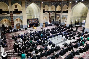 عزاداری دهه اول محرم با حضور تولیت آستان قدس رضوی-1
