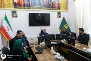 تجلیل از خانواده شهدای خبرنگار در حرم مطهر رضوی