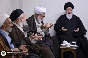 گرامیداشت شهدای خدمت در بیت آیت الله علم&zwnj;الهدی