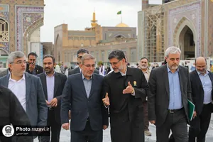 بازدید رئیس سازمان برنامه و بودجه کشور از فعالیت&zwnj;های آستان قدس رضوی