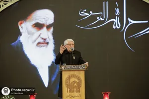 مراسم سالگرد ارتحال امام خمینی (ره) در حرم مطهر رضوی