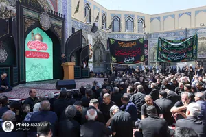 هیئت عزاداران اصفهانی در حسینیه حرم