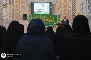 تشرف دانشجویان ایرانشهر به حرم مطهر رضوی