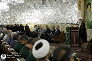 دیدار فرماندهان و پیشکسوتان دفاع مقدس با تولیت آستان قدس رضوی